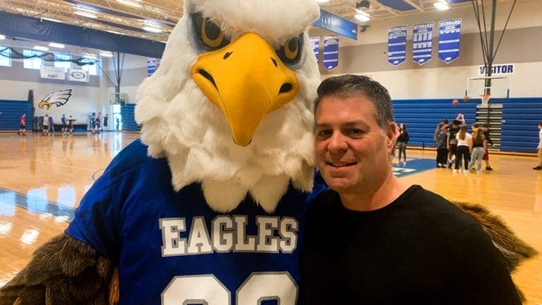 Isaac Powell - Hubbard Eagles Mascot