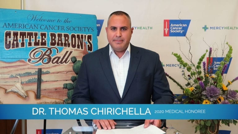 Medical Honoree: Dr. Thomas Chirichella | 2020 ACS Cattle Baron's Ball on Valley Spotlight